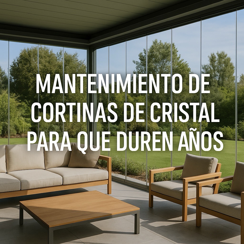 Mantenimiento de cortinas de cristal. Proftek.