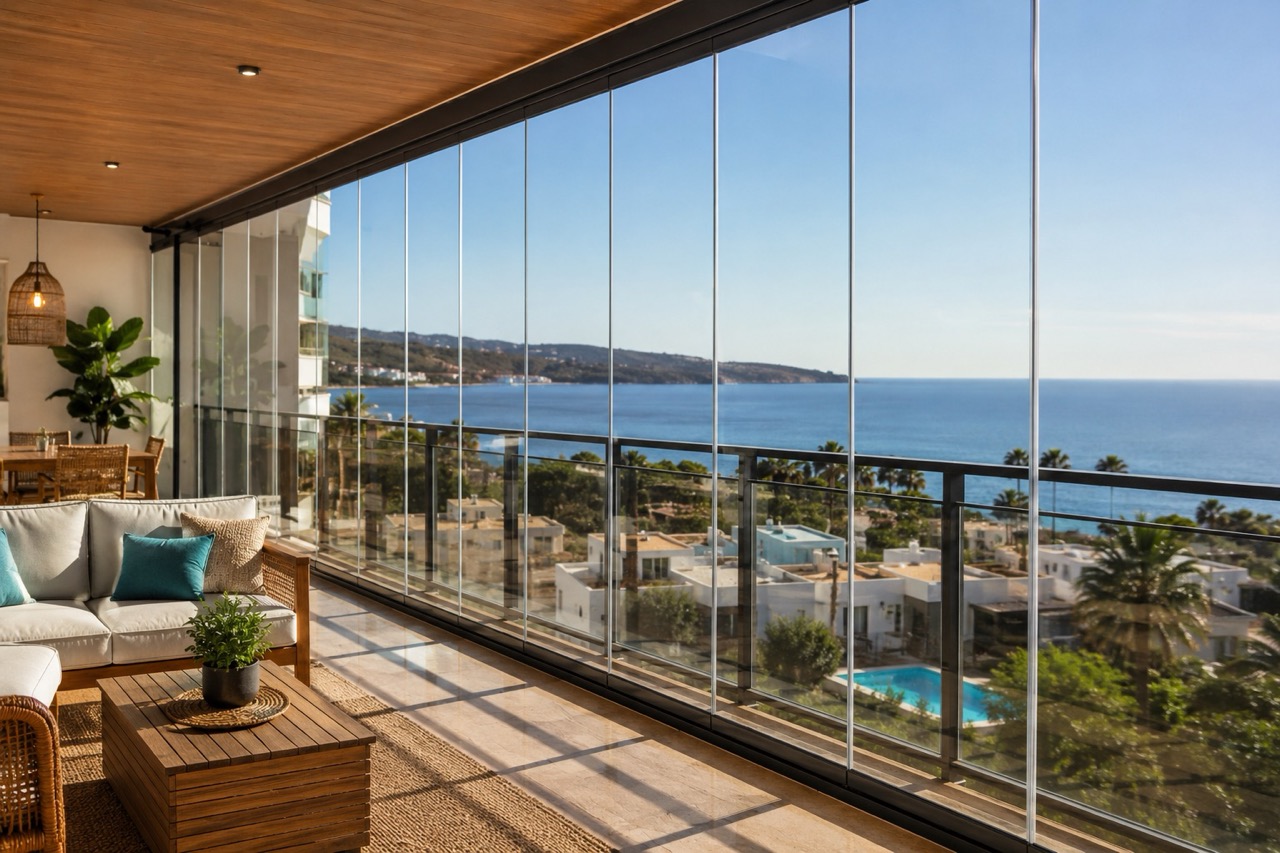 Cerramientos de terraza para alquiler vacacional